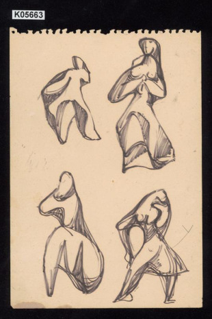 Čtyři figurální studie