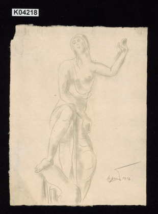 Stojící ženská postava