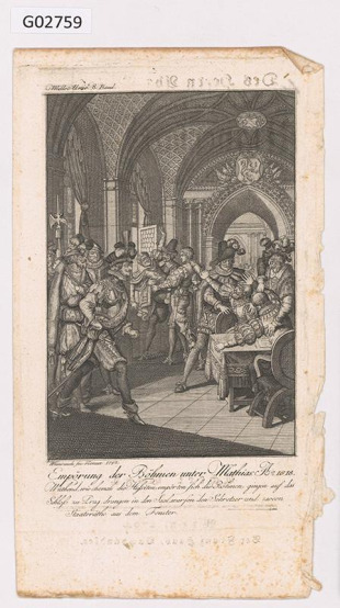 Vzpoura Čechů proti Matyášovi r. 1618.
