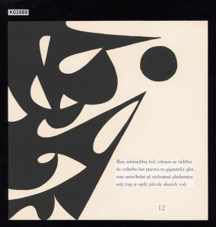 A.Rimbaud - Opilý koráb, návrh na ilustraci