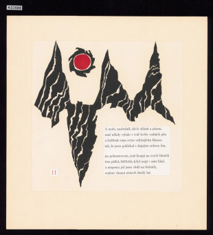 A.Rimbaud - Opilý koráb, návrh na ilustraci