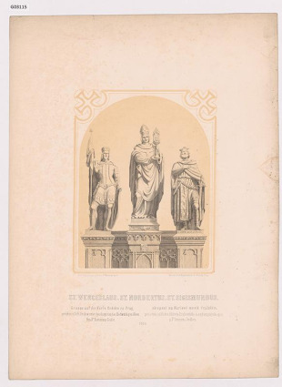 Sousoší sv. Václava, sv. Norberta, sv. Zikmunda
