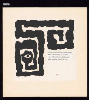 A.Rimbaud - Opilý koráb, návrh na ilustraci