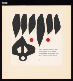 A.Rimbaud - Opilý koráb, návrh na ilustraci