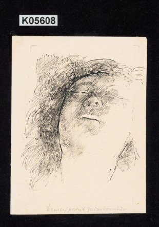 Ilustrace k S. K. Neumannovi - Ženský portrét Gainsboroughův