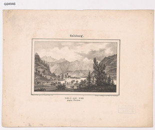 Salzburg, Zell am See gegen Norden (soubor pohledů na Salzburg a okolí)