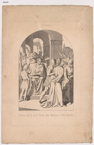 Křížová cesta, I. zastavení