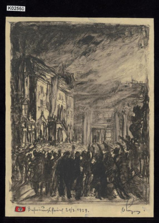 Befreinngsfront 21. 3. 1939 ( Nacistická slavnost před olomouckou radnicí )