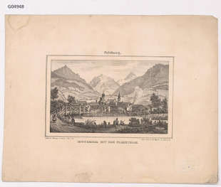 Salzburg, Mittersill mit dem Felberthale (soubor pohledů na Salzburg a okolí)