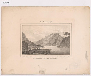 Salzkammergut, Hallstadt gegen Norden (soubor pohledů na Salzburg a okolí)