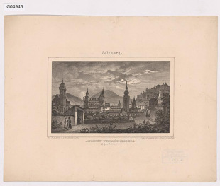 Salzburg, Aussicht vom Mönchsberg gegen Osten (soubor pohledů na Salzburg a okolí)