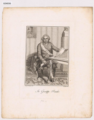 Portrét sira Giuseppe Bankse