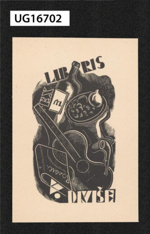 Ex libris V. Diviše