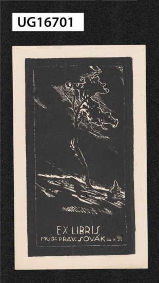 Ex libris MUDr. Prav. Sovák