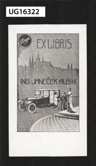 Exlibris Ing. Janeček Albín