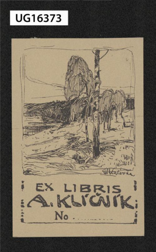 Ex libris A. Klíčník