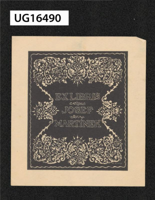 Exlibris Josef Martínek