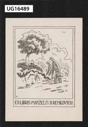 Ex libris manželů Jurkenkových