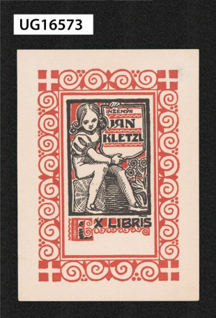 Ex libris inženýr Jan Kletzl