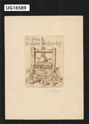 Ex libris Alois Sedlecký