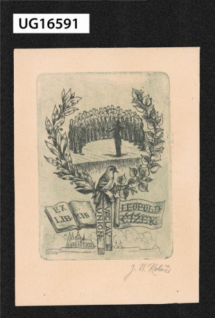 Ex libris leopold Čížek