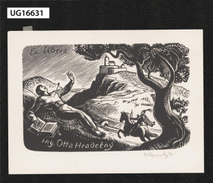 Ex libris ing. Ota Hradečný