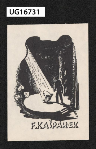 Ex libris F. Kašpárek