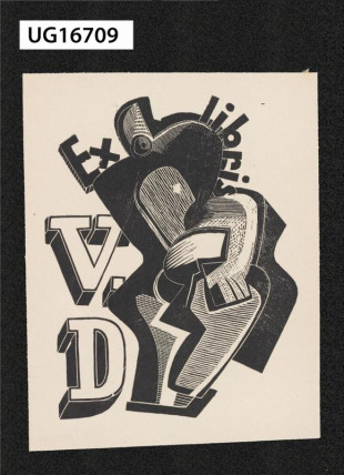 Ex libris V. D. (Diviš)