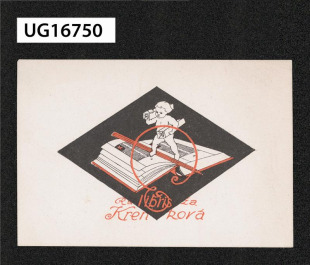 Exlibris Růže Krenková
