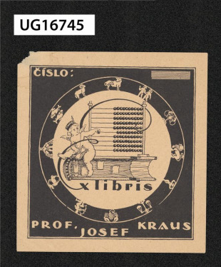 Ex libris prof. Josef Kraus