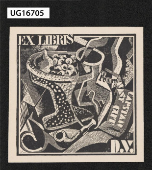 Ex libris D. V. (Diviš)