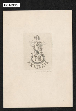 Ex libris PB (P. Bezruč)