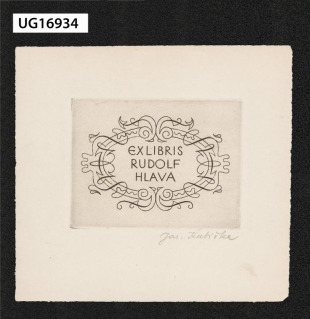 Ex libris Rudolf Hlava