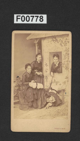 kabinetní portrétní vizitková fotografie
