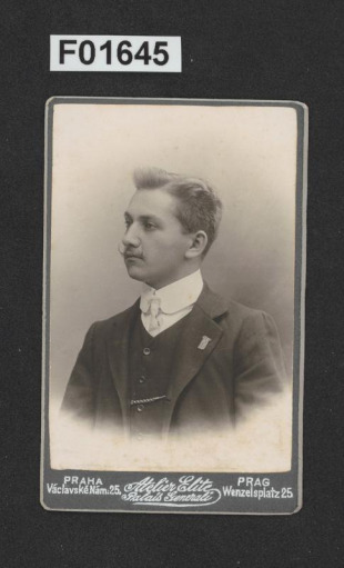kabinetní portrétní vizitková fotografie