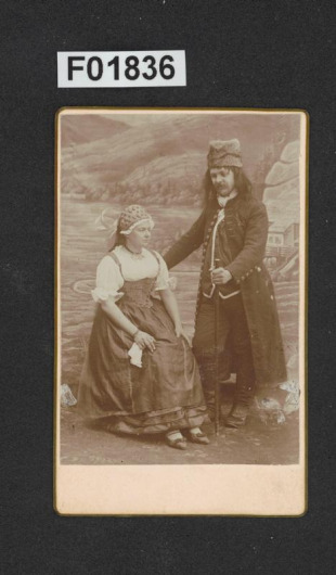 kabinetní portrétní vizitková fotografie