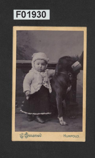 kabinetní portrétní vizitková fotografie