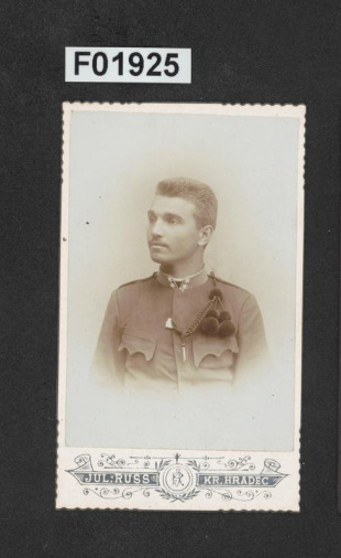 kabinetní portrétní vizitková fotografie
