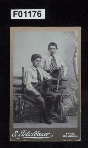 kabinetní portrétní vizitková fotografie