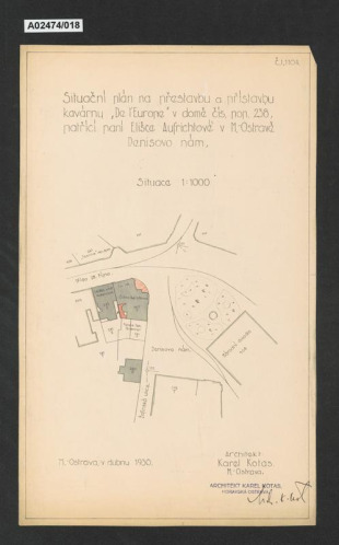 Obytný dům Ferdinanda Aufrichta, Moravská Ostrava, ul. 28. října 238/55