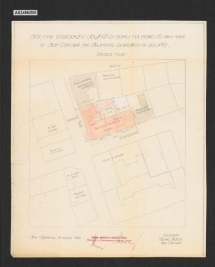 Obytný dům "Riunione adriatic di sicurita", Zámecká 488/20, Moravská Ostrava