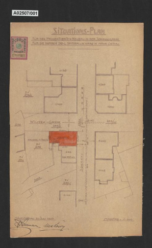 Obytný dům pro pány G. Spitzera a W. Haase, Moravská Ostrava, ul. Na Hradbách 1257/12