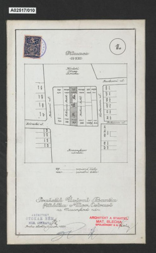 Přestavba domu č. 37 pro Pražskou úvěrní banku, Moravská Ostrava, Masarykovo nám. 37/20