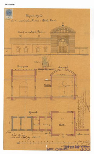 Smuteční síň pro izraelský hřbitov, Moravská Ostrava čp. 722