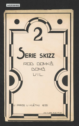 Série skic rodinných domů a vil (vzorník)