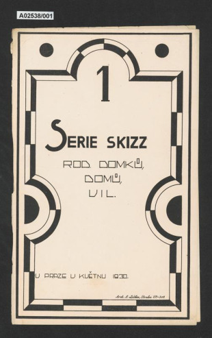 Série skic rodinných domů a vil (vzorník)