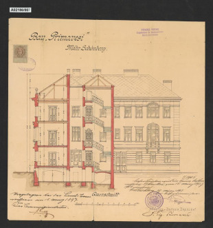 Palác M.Primavesiho, Šumperk, ul.Žerotínova 11, čp.267