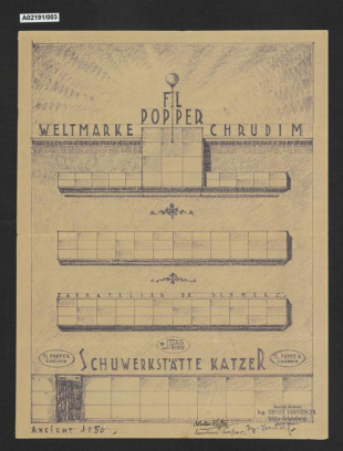 Obchodní a nájemní dům O.Katzera, Šumperk, Hlavní tř.19, čp.437