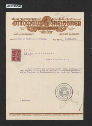 Nájemní dům s ateliérem O.P. Neissner, Šumperk, ul. J.Fučíka 5, čp.1228