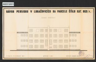 Návrh pensionu, Luhačovice